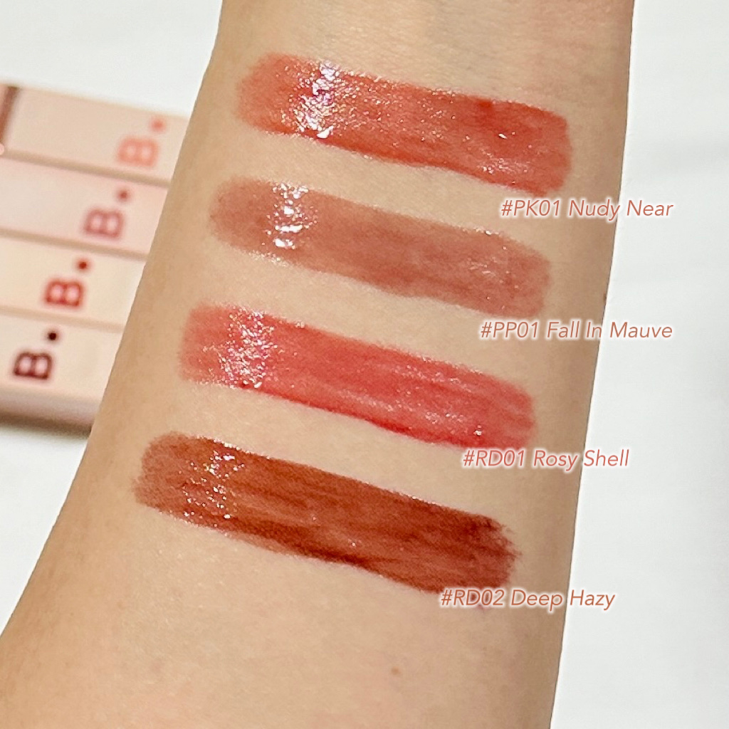 グロウベールティント RD01 Rosy Shell/BANILA CO/リップティントを使ったクチコミ（3枚目）