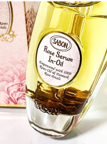 SABON ローズセラムインオイルのクチコミ「SABON　ローズセラムインオイル

🌹ピュアローズと死海のミネラルで 
　　　幸福肌になるS.....」（2枚目）