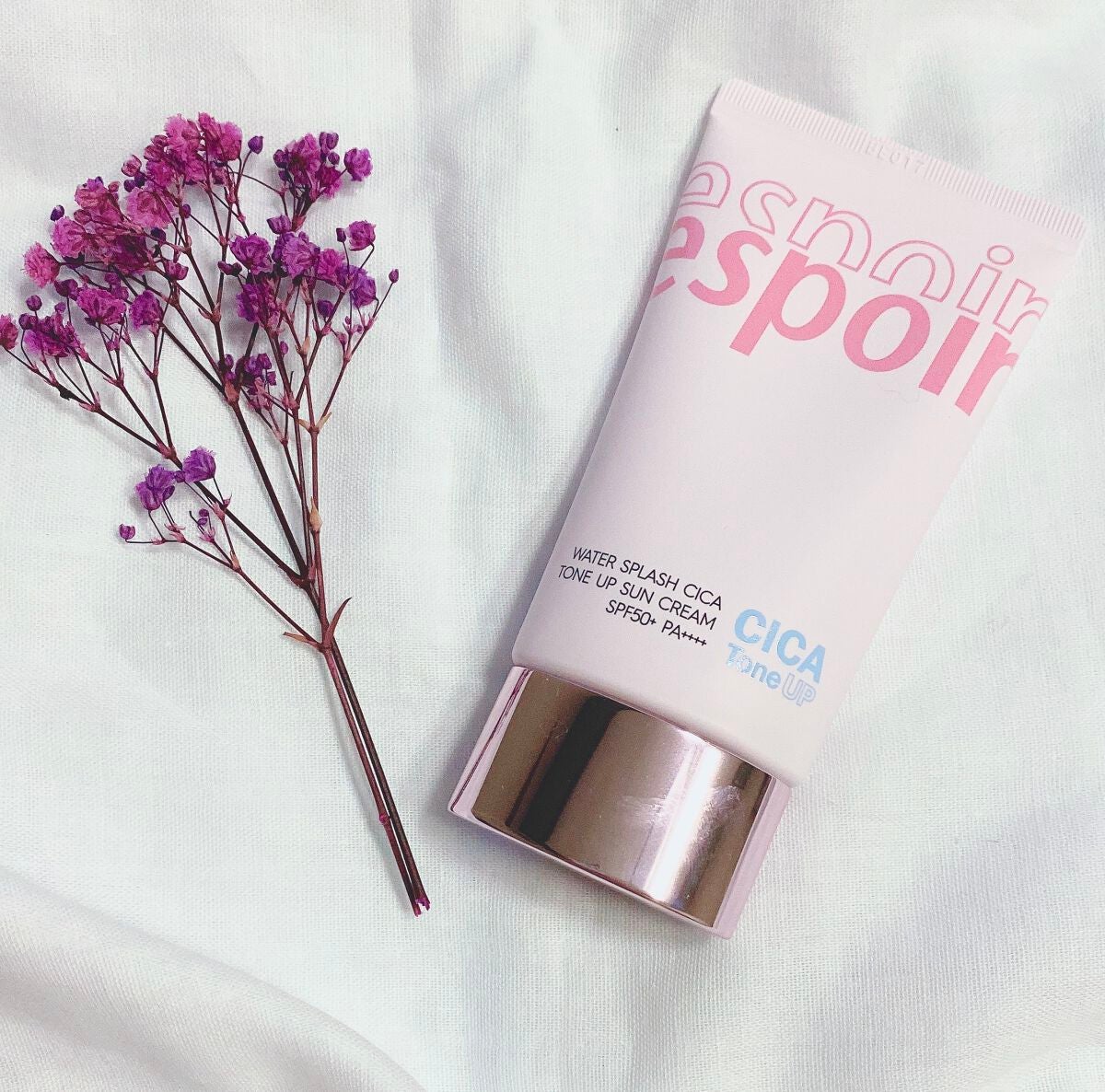 ウォータースプラッシュシカトーンアップクリーム/espoir/化粧下地を使ったクチコミ(1枚目)