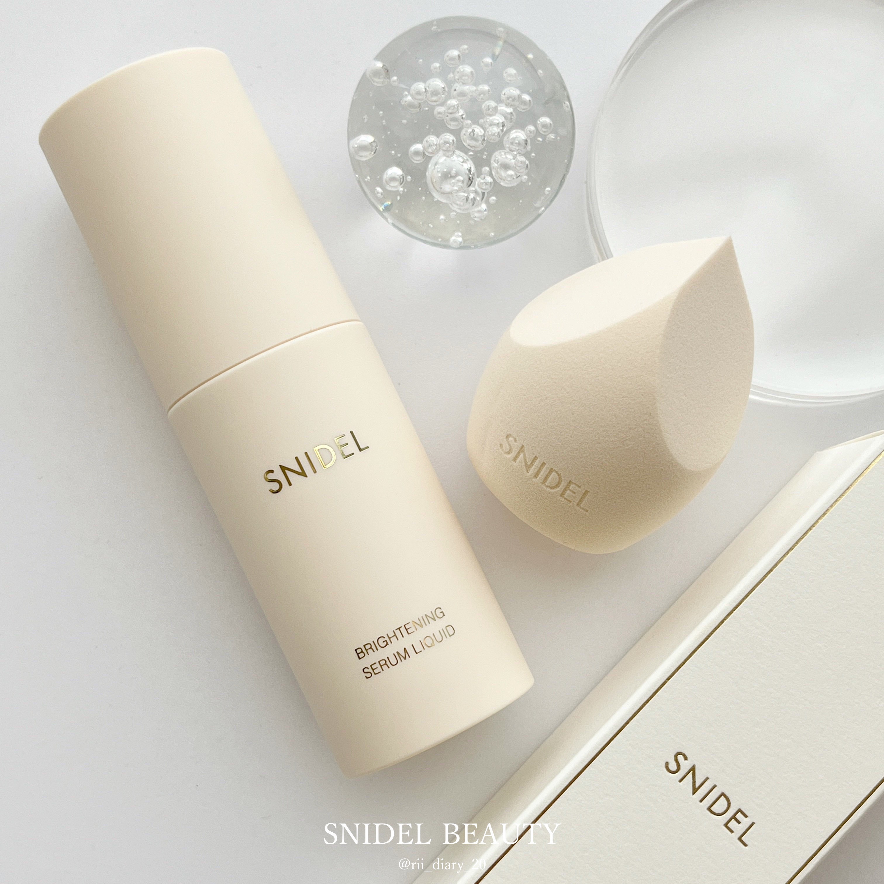 SNIDEL ブライトニング セラム リクイド/SNIDEL BEAUTY/リキッドファンデーションを使ったクチコミ（1枚目）