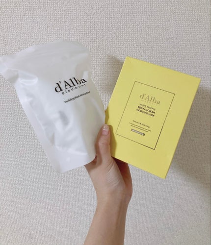 WHITE TRUFFLE SERUM & CREAM MODELING MASK/ダルバ/その他スキンケアを使ったクチコミ(1枚目)