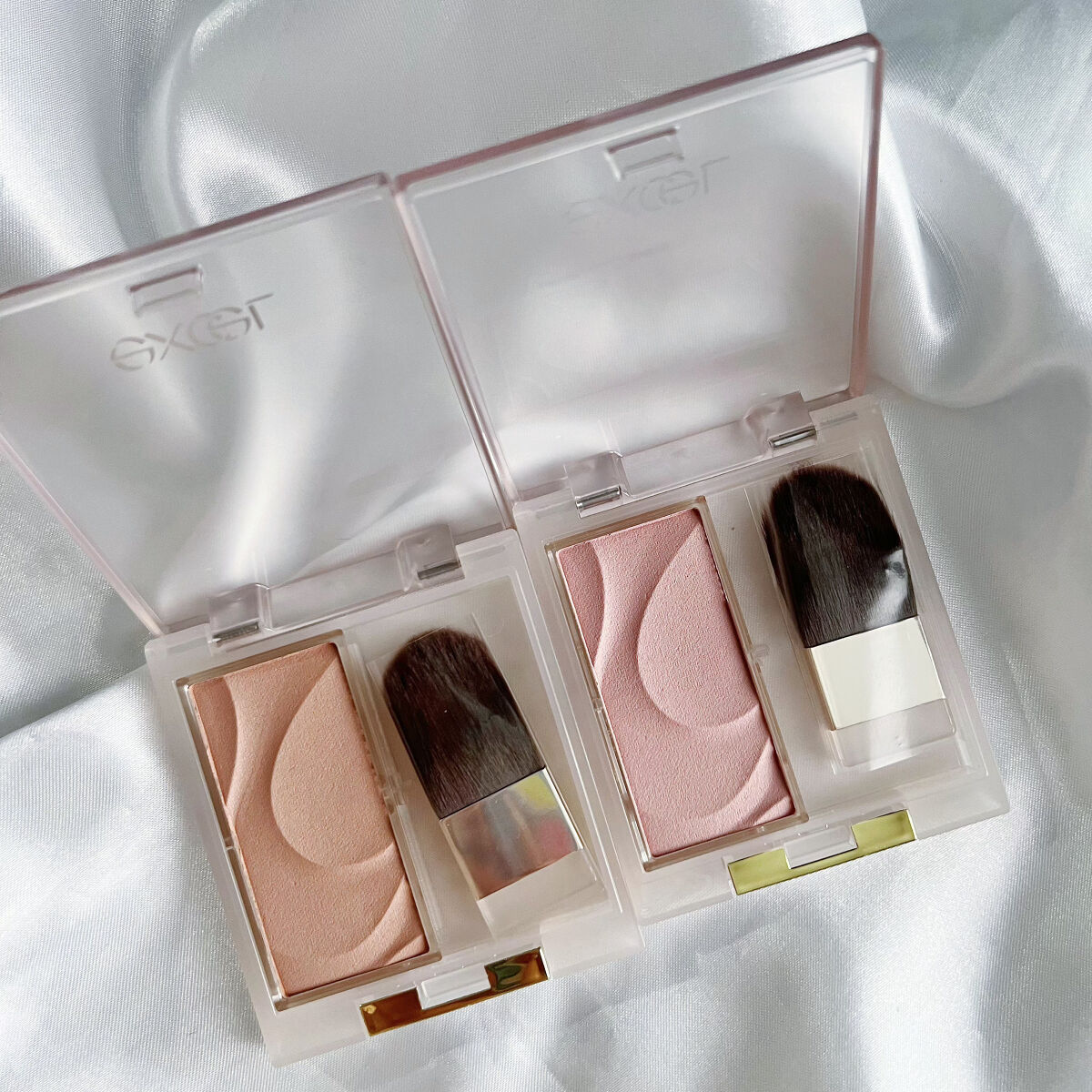 シームレストーン ブラッシュ/excel/パウダーチークを使ったクチコミ（3枚目）