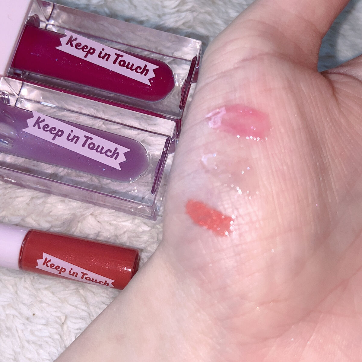 ジェリー リップ プランパー ティント/Keep in Touch/リッププランパーを使ったクチコミ（3枚目）