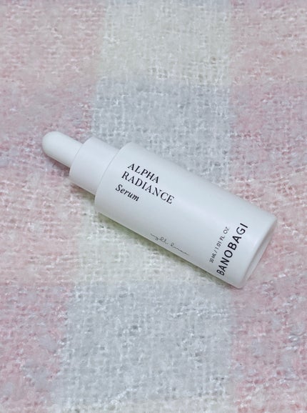 アルファラディアンスグローセラム/BANOBAGI/美容液を使ったクチコミ(1枚目)