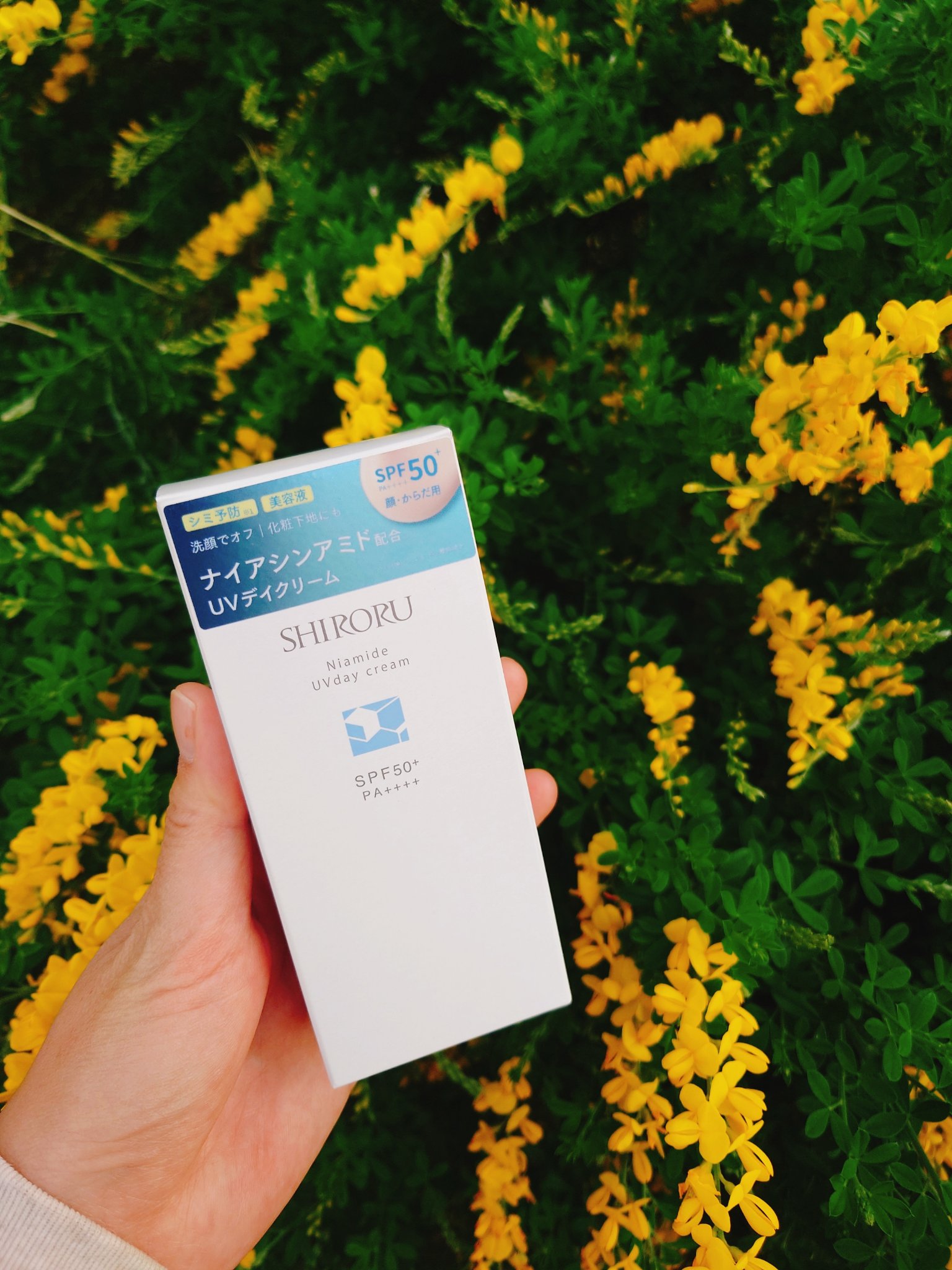 ナイアミドUVデイクリーム/SHIRORU/日焼け止めクリームを使ったクチコミ（2枚目）