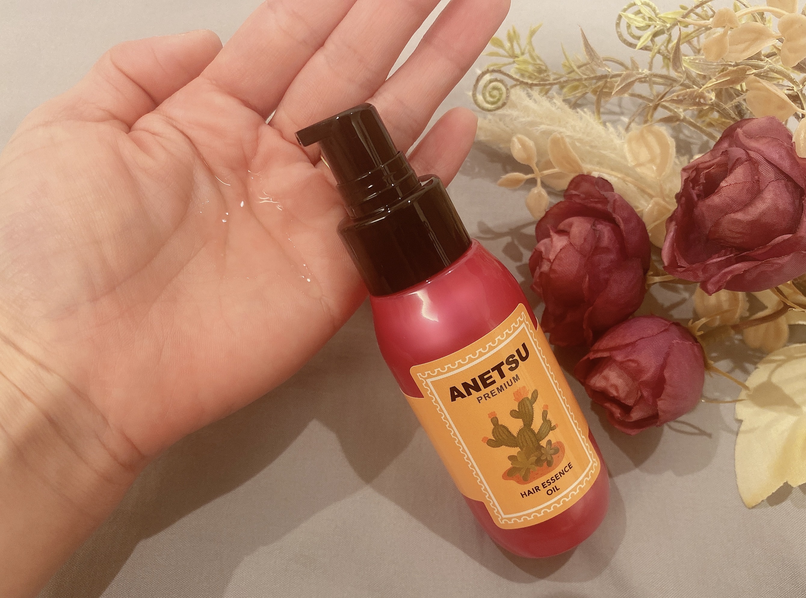 アネツプレミアムヘアエッセンス/ANETSU/ヘアオイルを使ったクチコミ（2枚目）