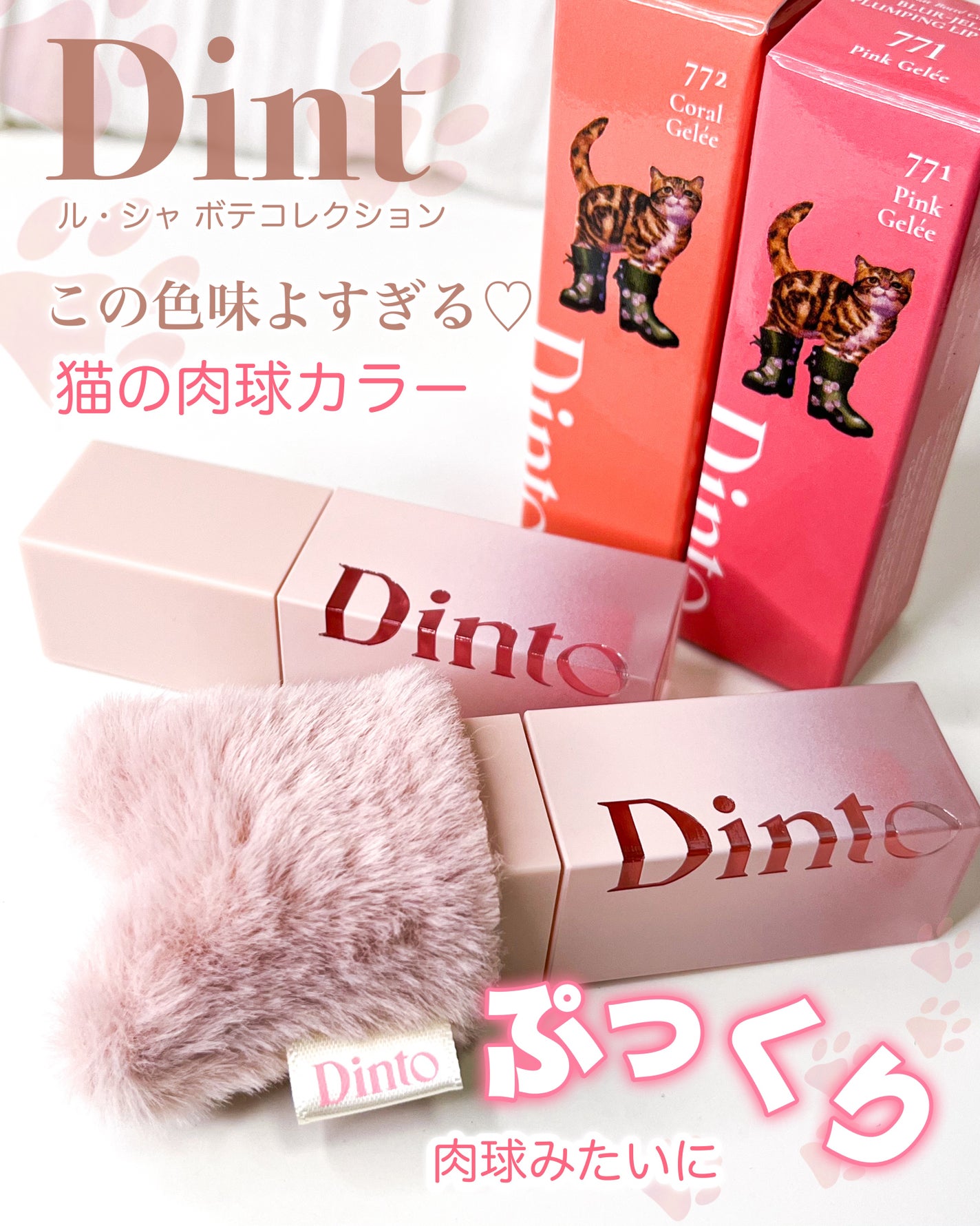 (ル・シャ ボテコレクション)ブラーゼリーボリュームリップティント/Dinto/リップティントを使ったクチコミ(1枚目)