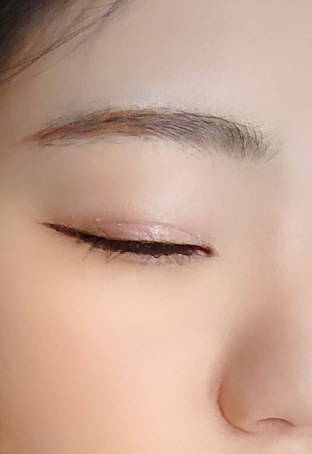 ブラックアイライナー細芯/CEZANNE/リキッドアイライナーを使ったクチコミ(7枚目)