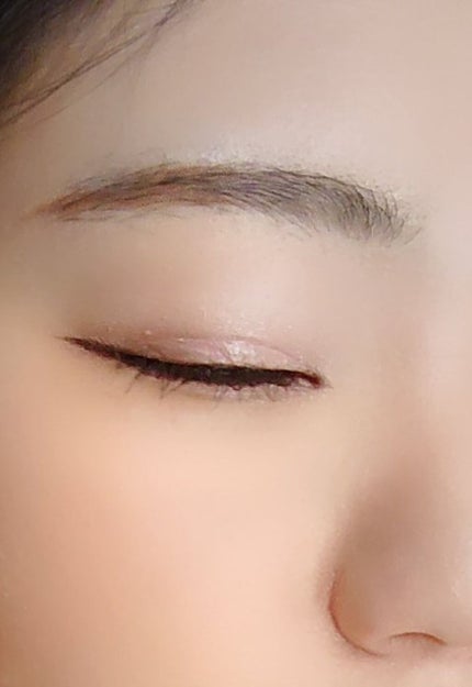 ブラックアイライナー細芯/CEZANNE/リキッドアイライナーを使ったクチコミ(7枚目)