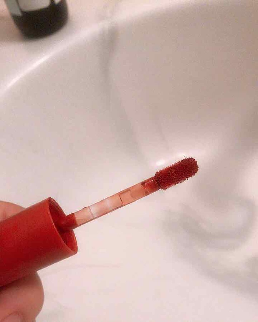 ビビッドコットン インクティント/innisfree/口紅を使ったクチコミ（3枚目）