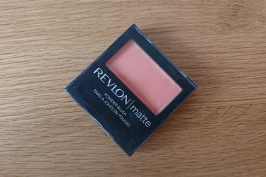 マット パウダー ブラッシュ 113 オレンジメレンゲ/REVLON/パウダーチークを使ったクチコミ（1枚目）