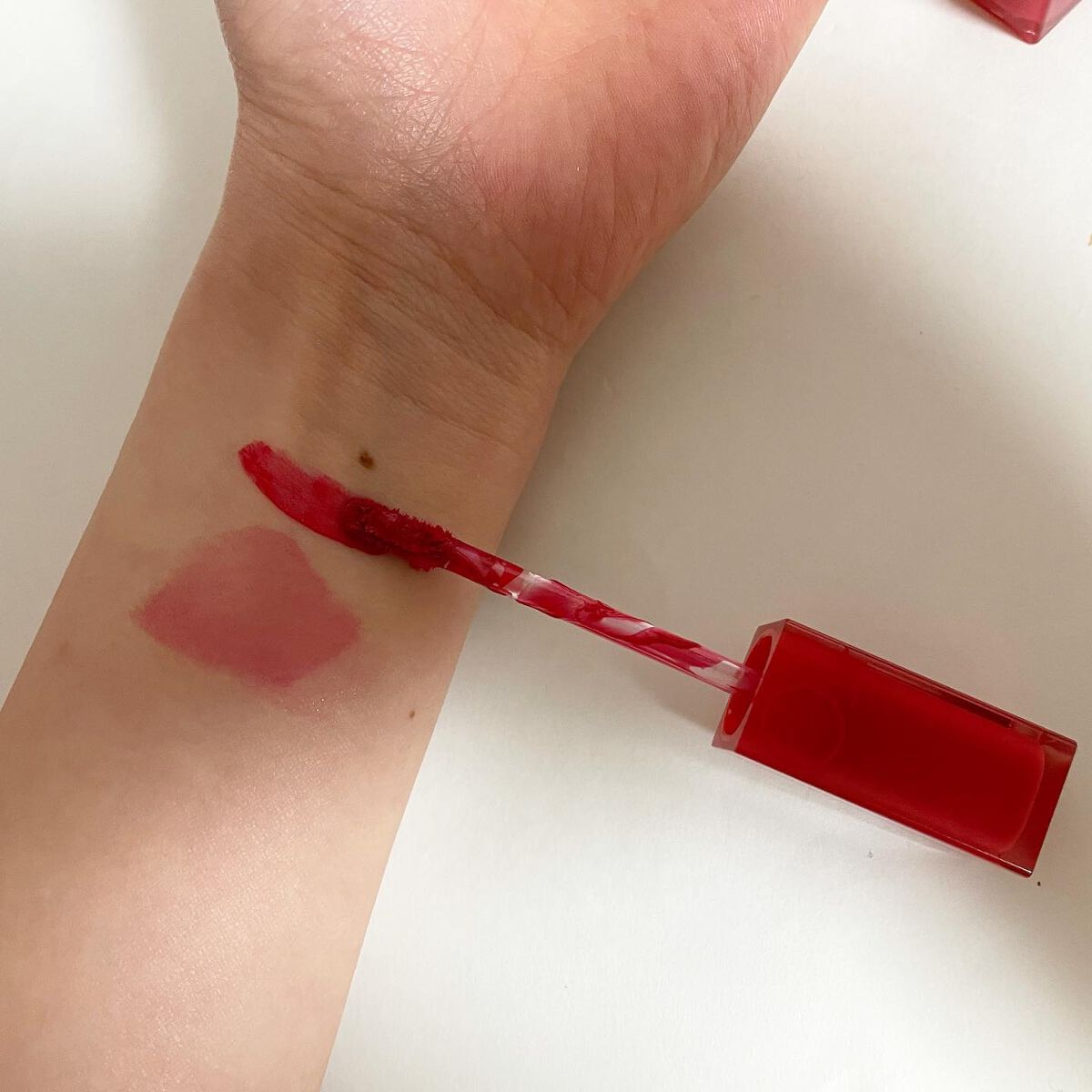 デュイフルウォーターティント/rom&nd/リップティントを使ったクチコミ（3枚目）