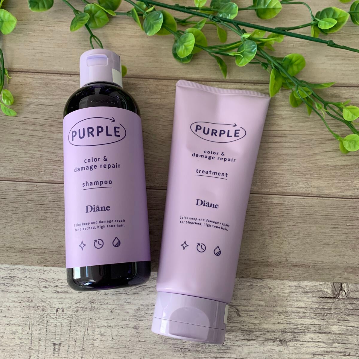 カラーシャンプー&トリートメント/ダイアン/市販シャンプーを使ったクチコミ(1枚目)