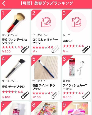 春姫 ファンデーションブラシ/DAISO/メイクブラシを使ったクチコミ（2枚目）