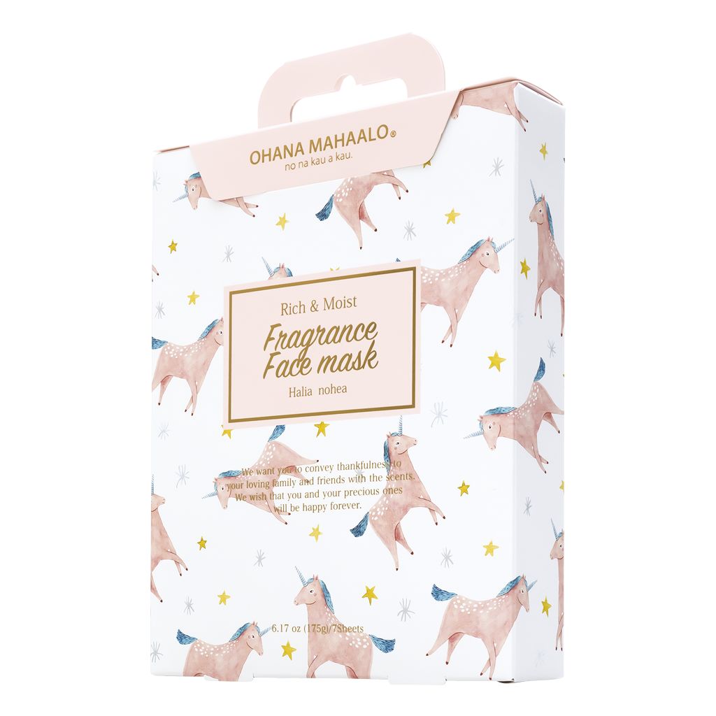 オハナ・マハロ　フレグランスフェイスマスク  7枚入り ハリーア ノヘア