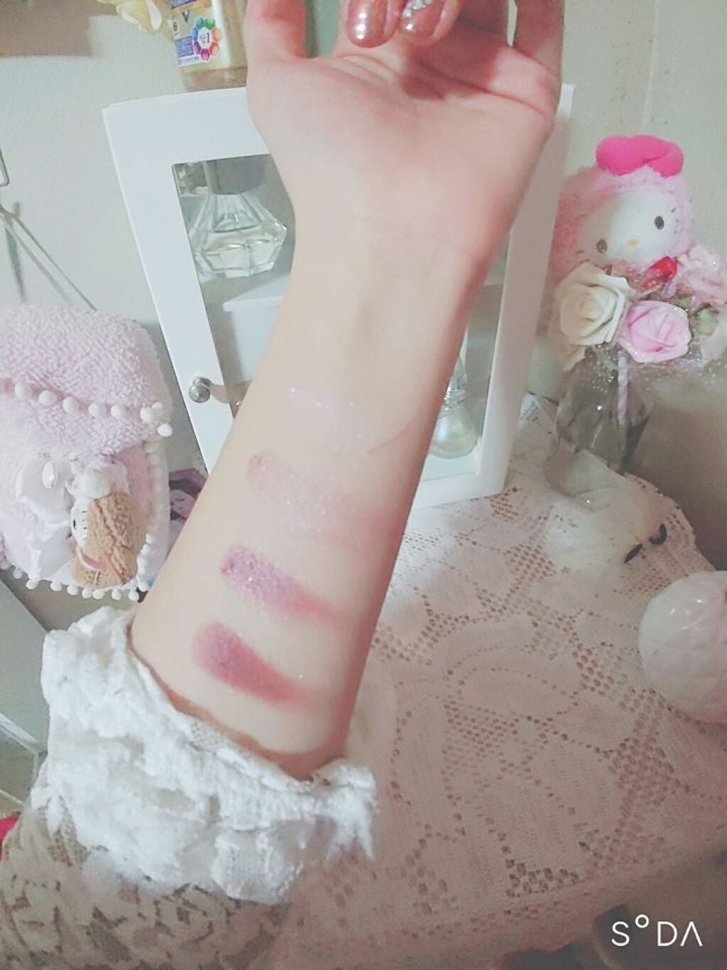 シルキースフレアイズ/キャンメイク/アイシャドウパレットを使ったクチコミ(2枚目)