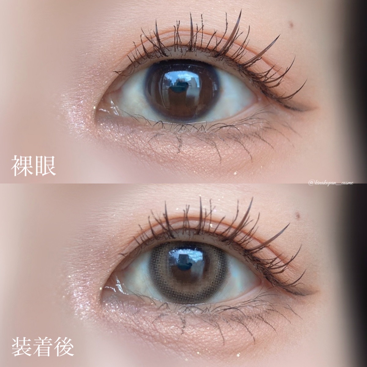 Dear Deer Kristen 1month/Hapa kristin/ワンデー（１DAY）カラコンを使ったクチコミ（2枚目）