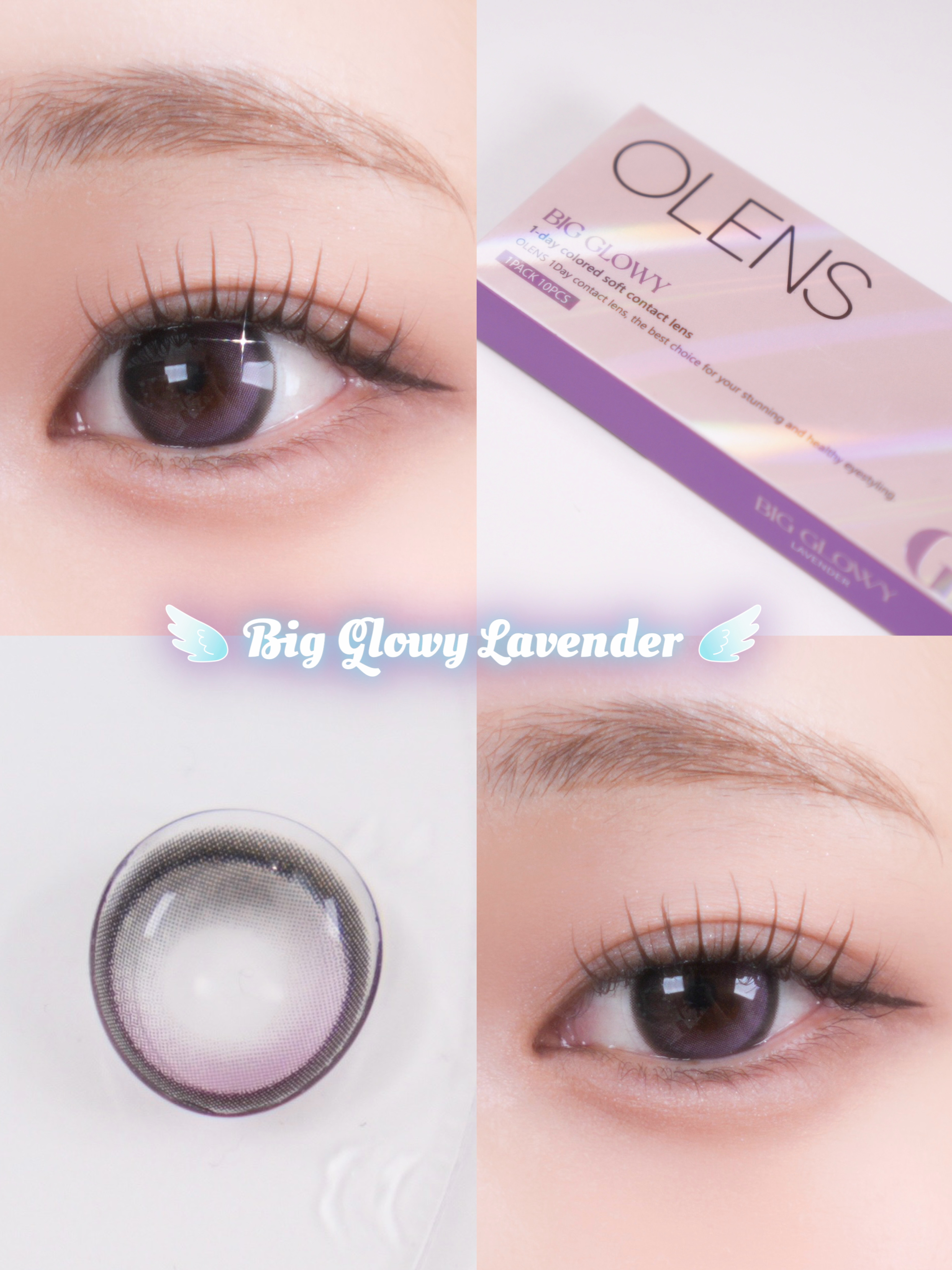 Big Glowy 1day/OLENS/ワンデー（１DAY）カラコンを使ったクチコミ（1枚目）