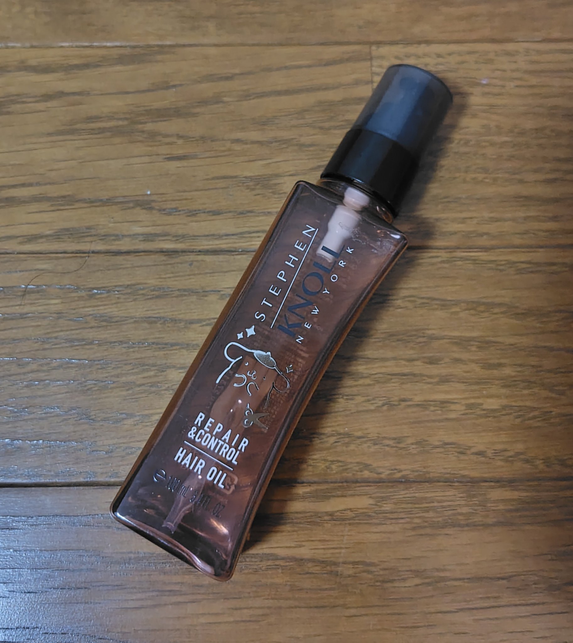 リペアコントロール ヘアオイル Ｗ 限定ポムポムプリンデザイン 100ml/スティーブンノル ニューヨーク/ヘアオイルを使ったクチコミ（1枚目）