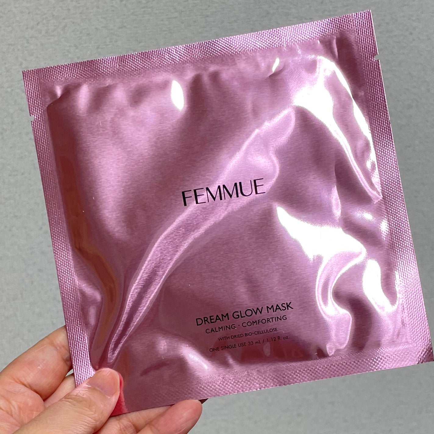 ドリームグロウマスク RR(透明感・キメ)/FEMMUE/シートマスク・パックを使ったクチコミ(3枚目)