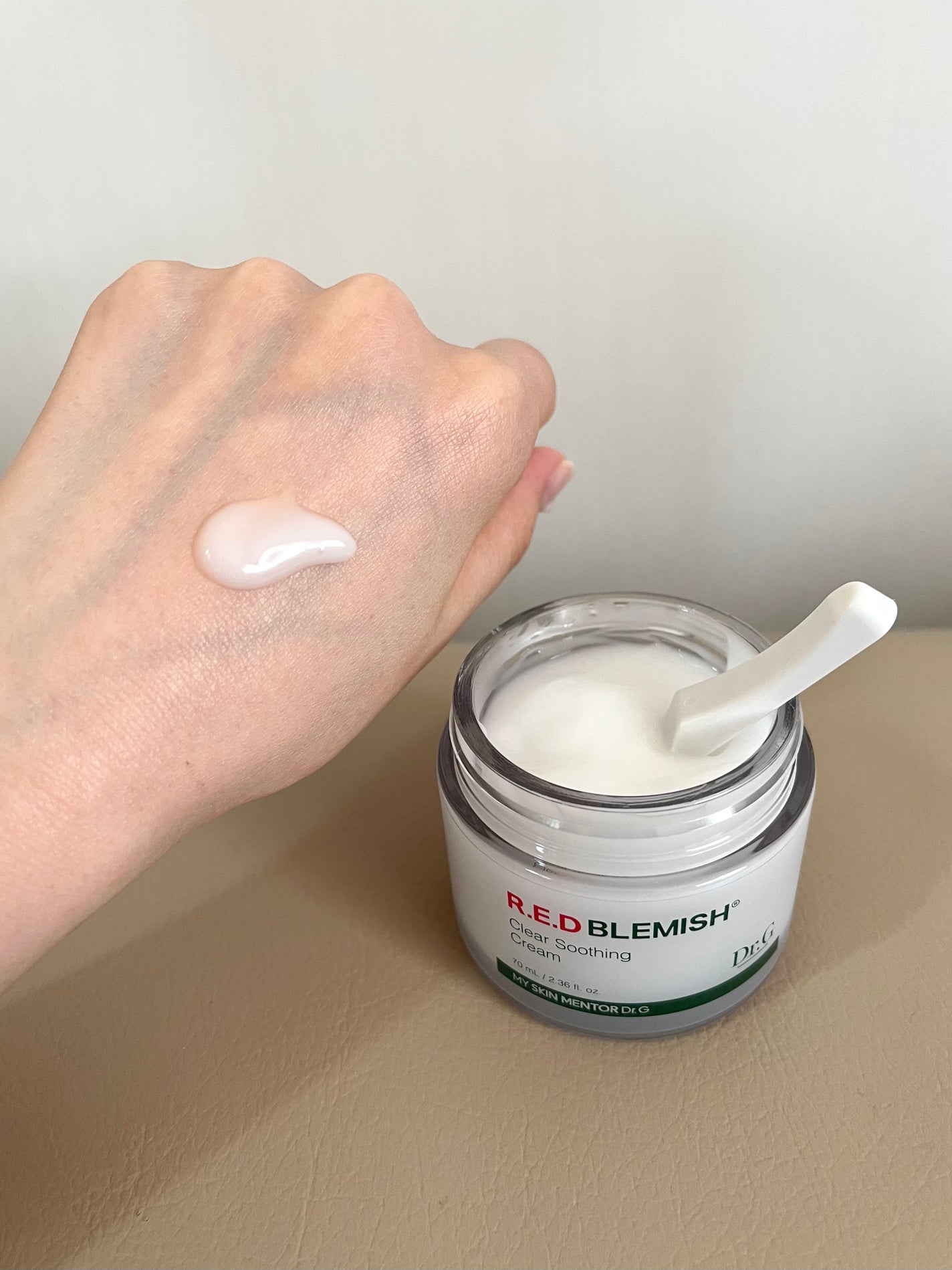 グリーンマイルドアップサンプラス/Dr.G/日焼け止めクリームを使ったクチコミ(2枚目)