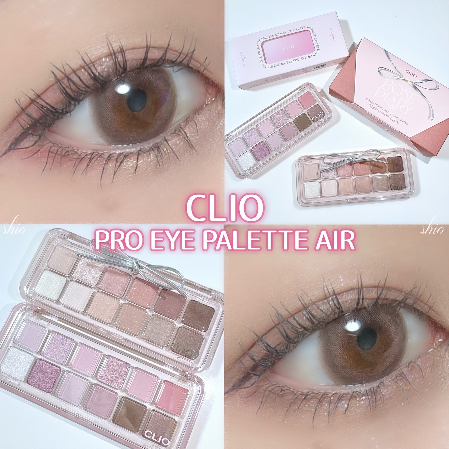 プロ アイ パレット エアー/CLIO/アイシャドウパレットを使ったクチコミ（1枚目）