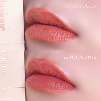 ソフトベルベット リップスティック/dasique/口紅を使ったクチコミ(5枚目)