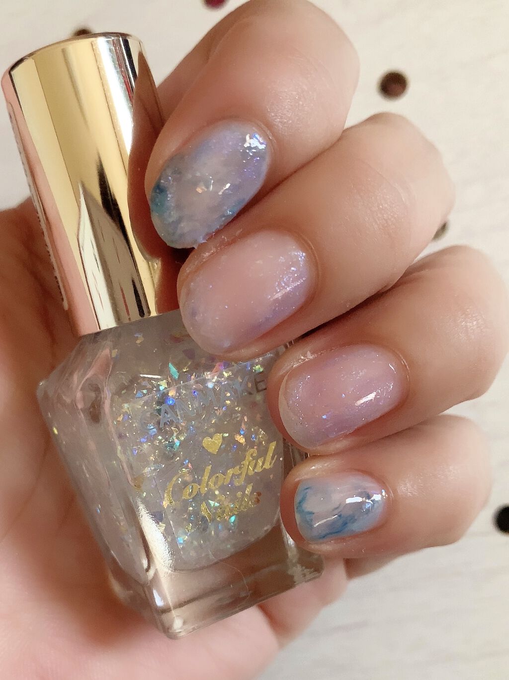 カラフルネイルズ/キャンメイク/マニキュアを使ったクチコミ（1枚目）