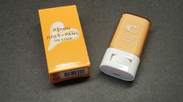 アピュー ジューシーパン UVスティック OR01 オレンジバー/A’pieu/日焼け止め・UVケアを使ったクチコミ（1枚目）
