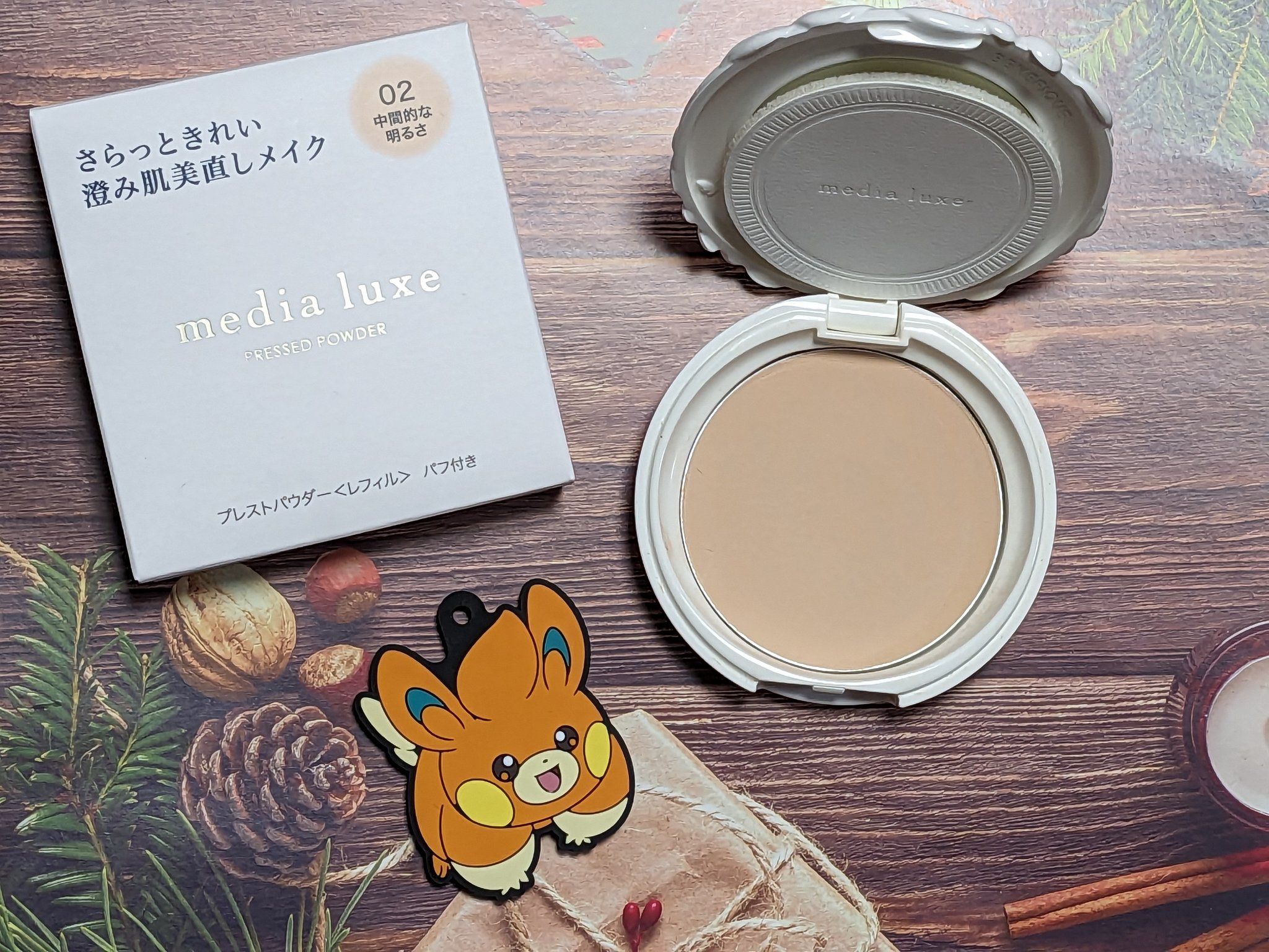 プレストパウダー/media luxe/プレストパウダーを使ったクチコミ（1枚目）