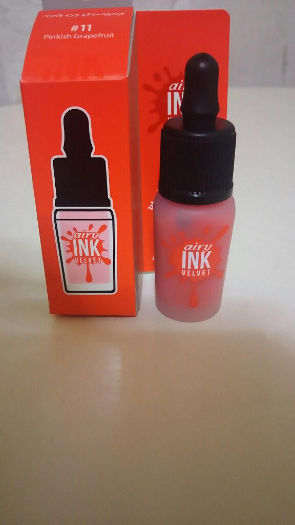インク エアリー ベルベット/PERIPERA/口紅を使ったクチコミ（1枚目）