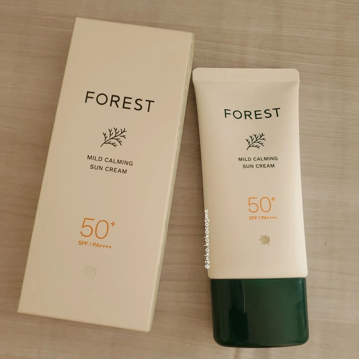 フォレスト マイルドカーミングサンクリーム/FoRest by Greenfinger/日焼け止めクリームを使ったクチコミ(2枚目)