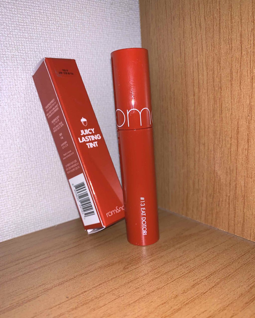 ジューシーラスティングティント/rom&nd/リップティントを使ったクチコミ(1枚目)