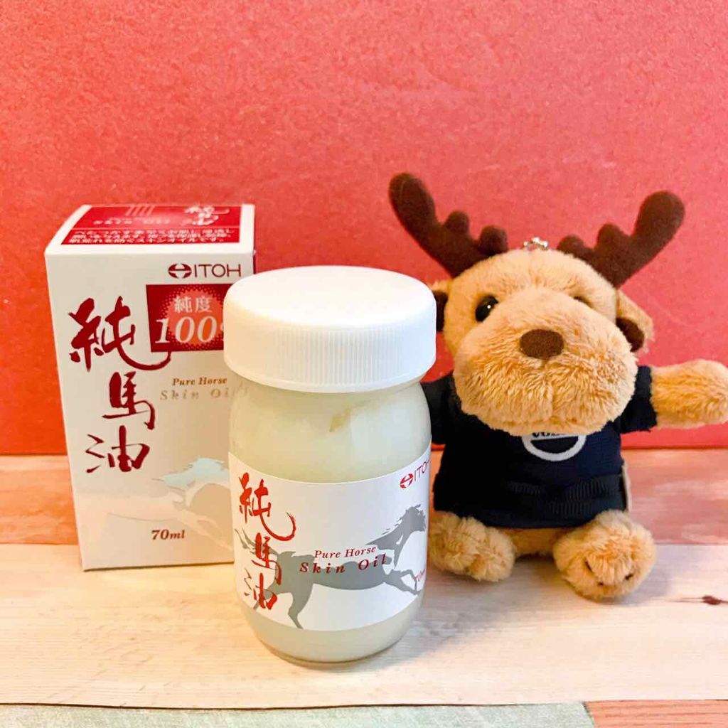 純馬油/井藤漢方製薬/フェイスオイルを使ったクチコミ（1枚目）