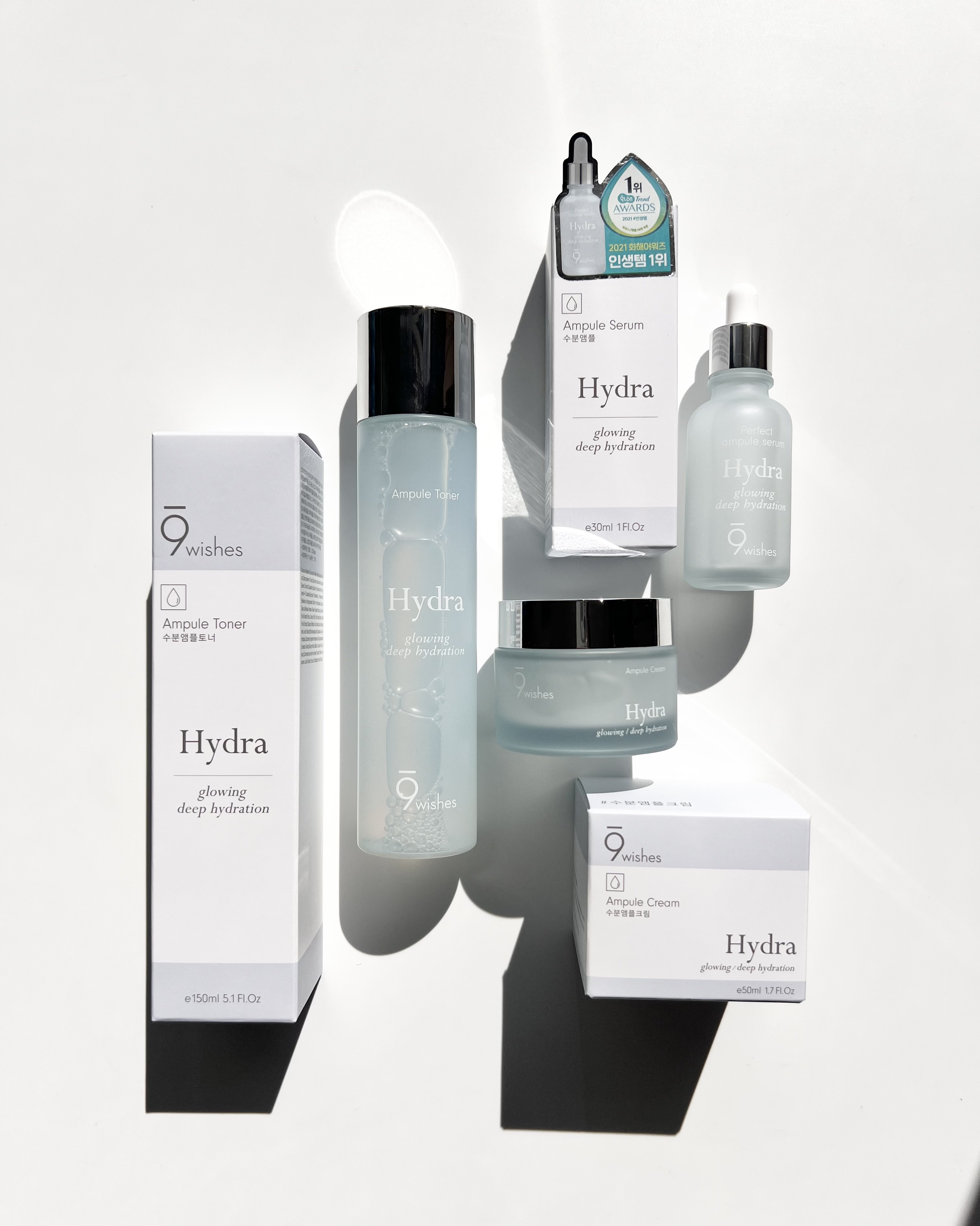 ハイドラアンプルクリーム/9Wishes/フェイスクリームを使ったクチコミ（1枚目）