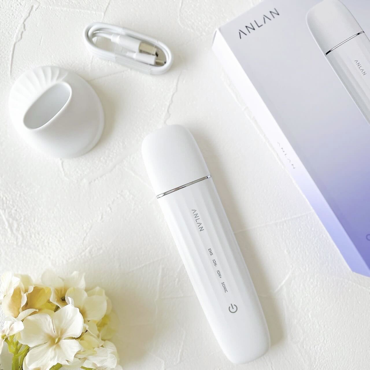 ロイヤル ウォーターピーリング IPX7完全防水/ANLAN/美顔器・マッサージを使ったクチコミ（2枚目）