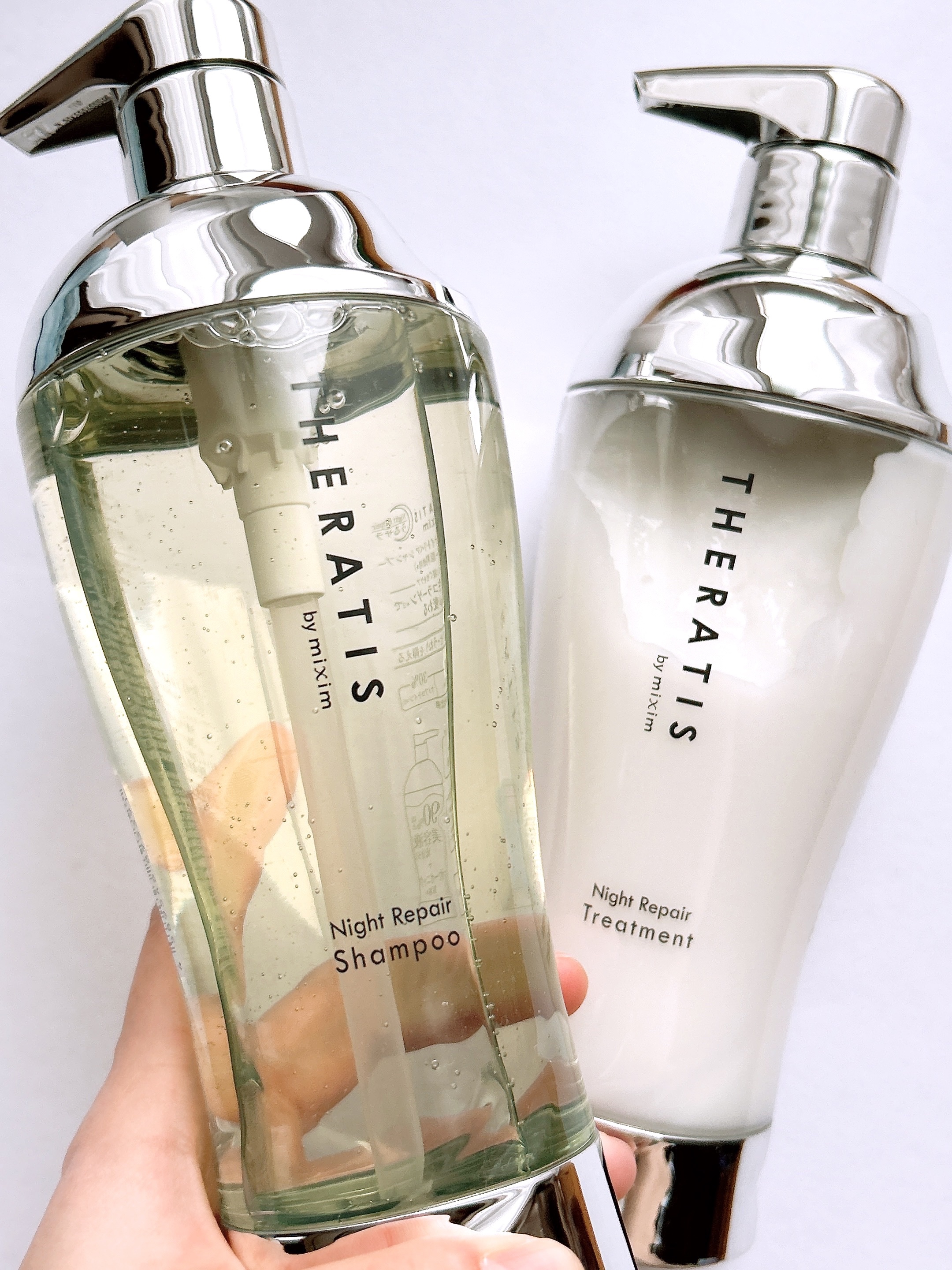 ナイトリペア シャンプー/ヘアトリートメント/THERATIS/シャンプー・コンディショナーを使ったクチコミ（2枚目）