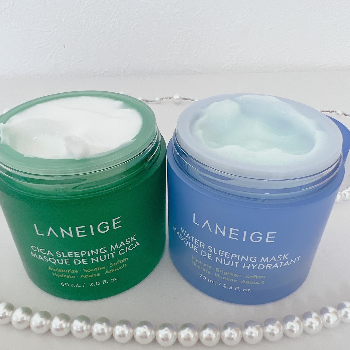 シカスリーピングマスク/LANEIGE/フェイスクリームを使ったクチコミ（3枚目）