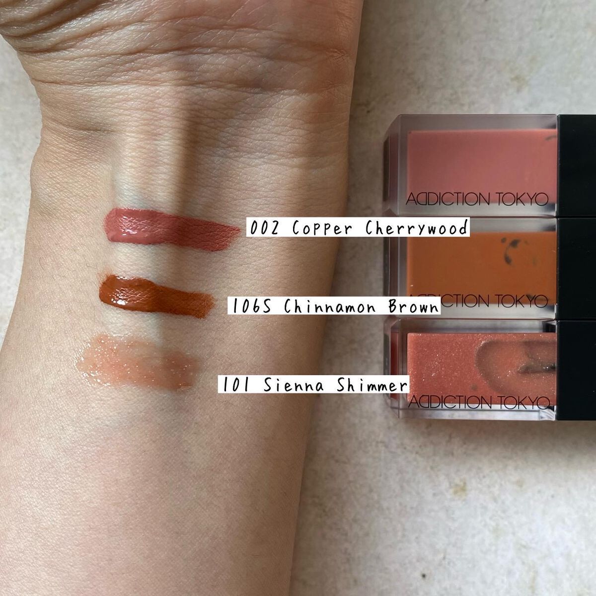 ミニ リップ トリオ “ストーリー オブ ライフ”/ADDICTION/メイクアップキットを使ったクチコミ(3枚目)