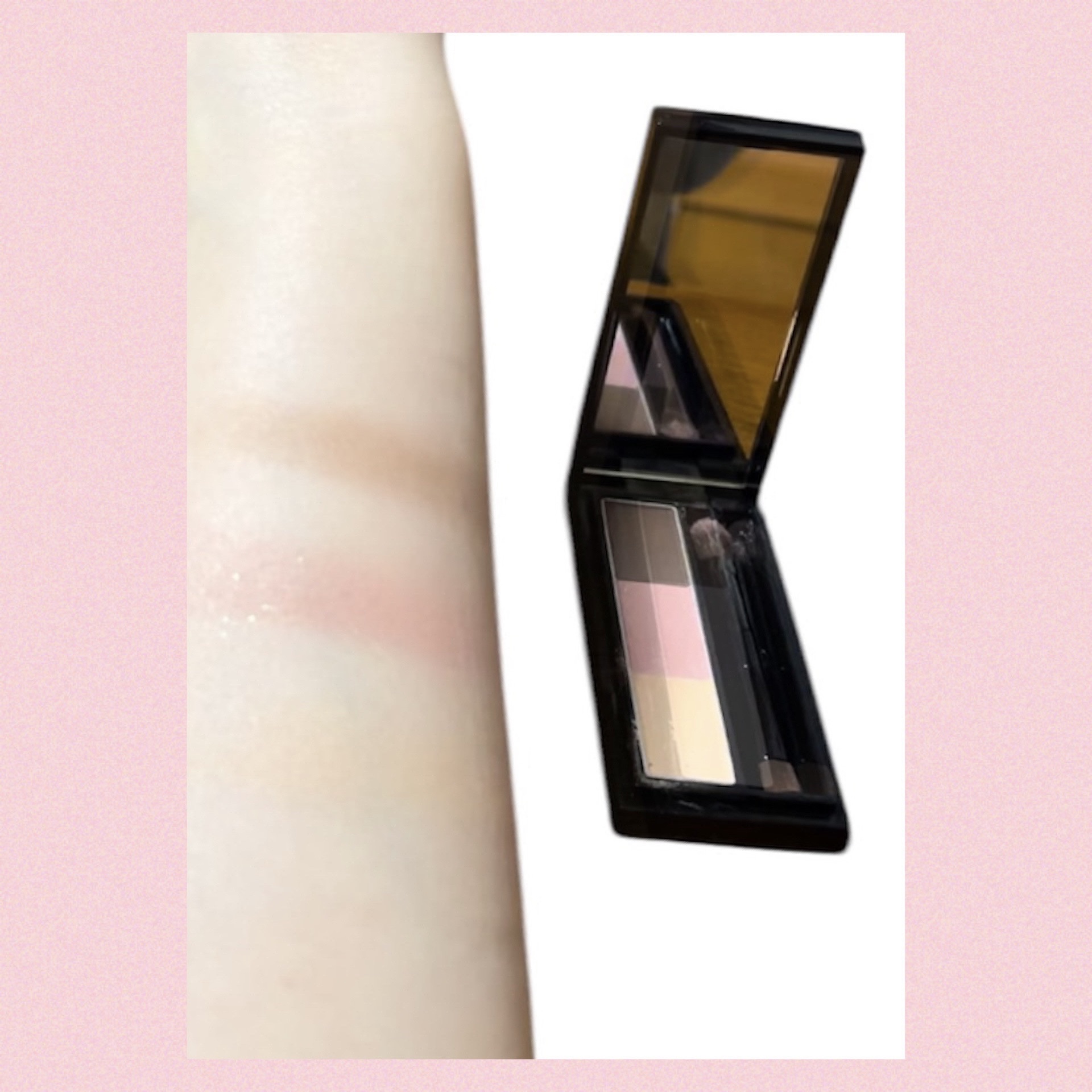 ヴィセ リシェ アイブロウパウダー BR-8 ホワイトピンクブラウン(限定)/Visée/パウダーアイブロウを使ったクチコミ（2枚目）