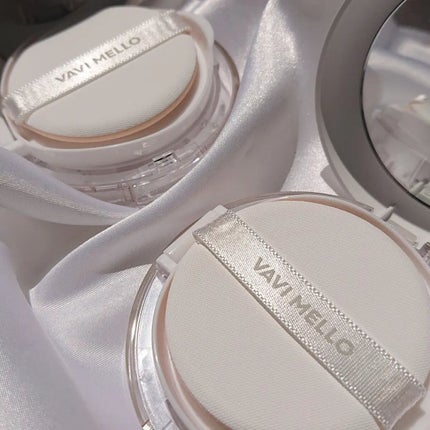 カバーラスティングフィックスクッション/VAVI MELLO/クッションファンデーションを使ったクチコミ(10枚目)
