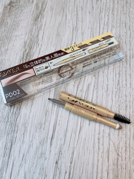 パウダー&ペンシル アイブロウEX/excel/アイブロウペンシルを使ったクチコミ(2枚目)