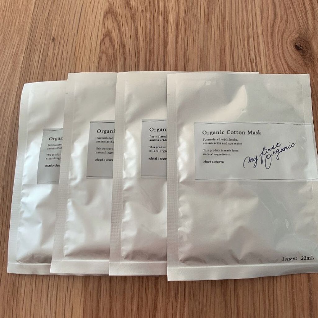 オーガニックコットンマスク/chant a charm /シートマスク・パックを使ったクチコミ(2枚目)