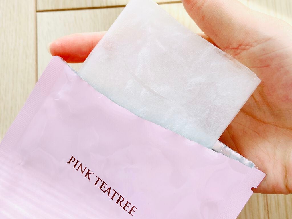 ピンクティーツリーマスクパック/APLIN/シートマスク・パックを使ったクチコミ(7枚目)