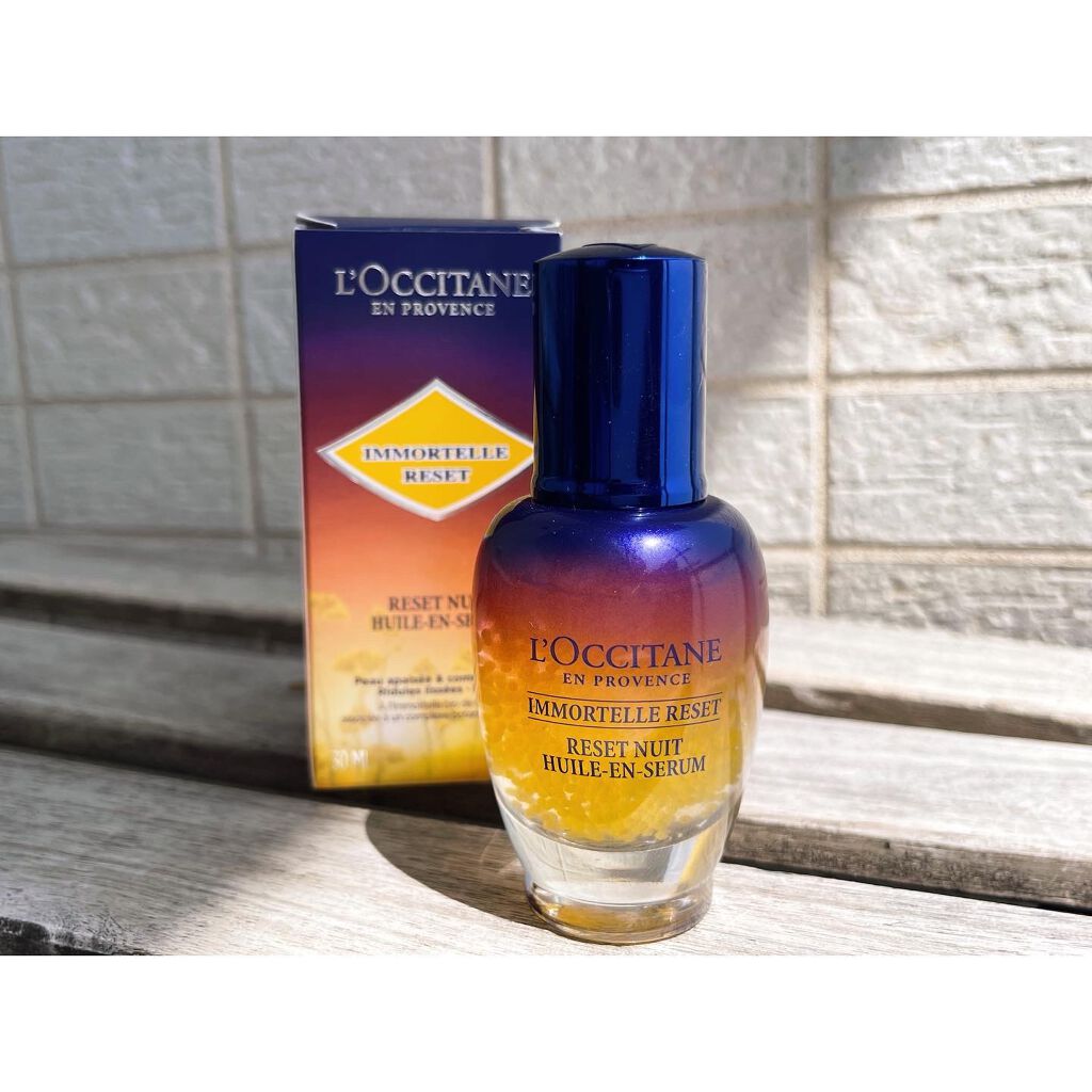 イモーテル オーバーナイトリセットセラム/L'OCCITANE/美容液を使ったクチコミ(6枚目)