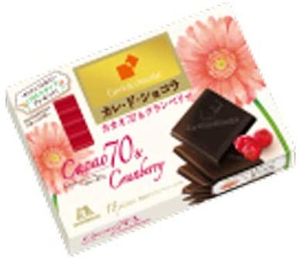 森永製菓 カレドショコラ カカオ70&クランベリー