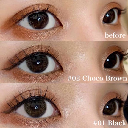 ムードアップマスカラ ロング&カール/dasique/マスカラを使ったクチコミ(2枚目)