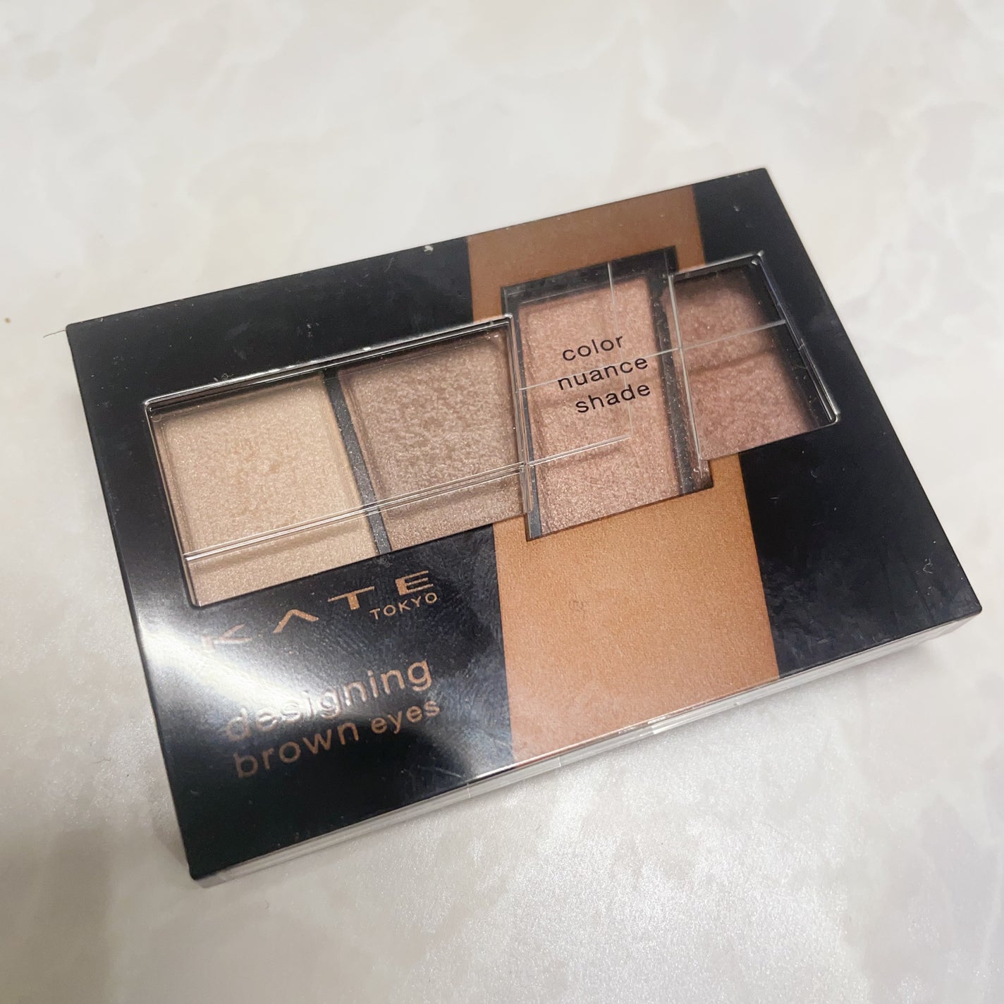 デザイニングブラウンアイズ/KATE/アイシャドウパレットを使ったクチコミ(4枚目)