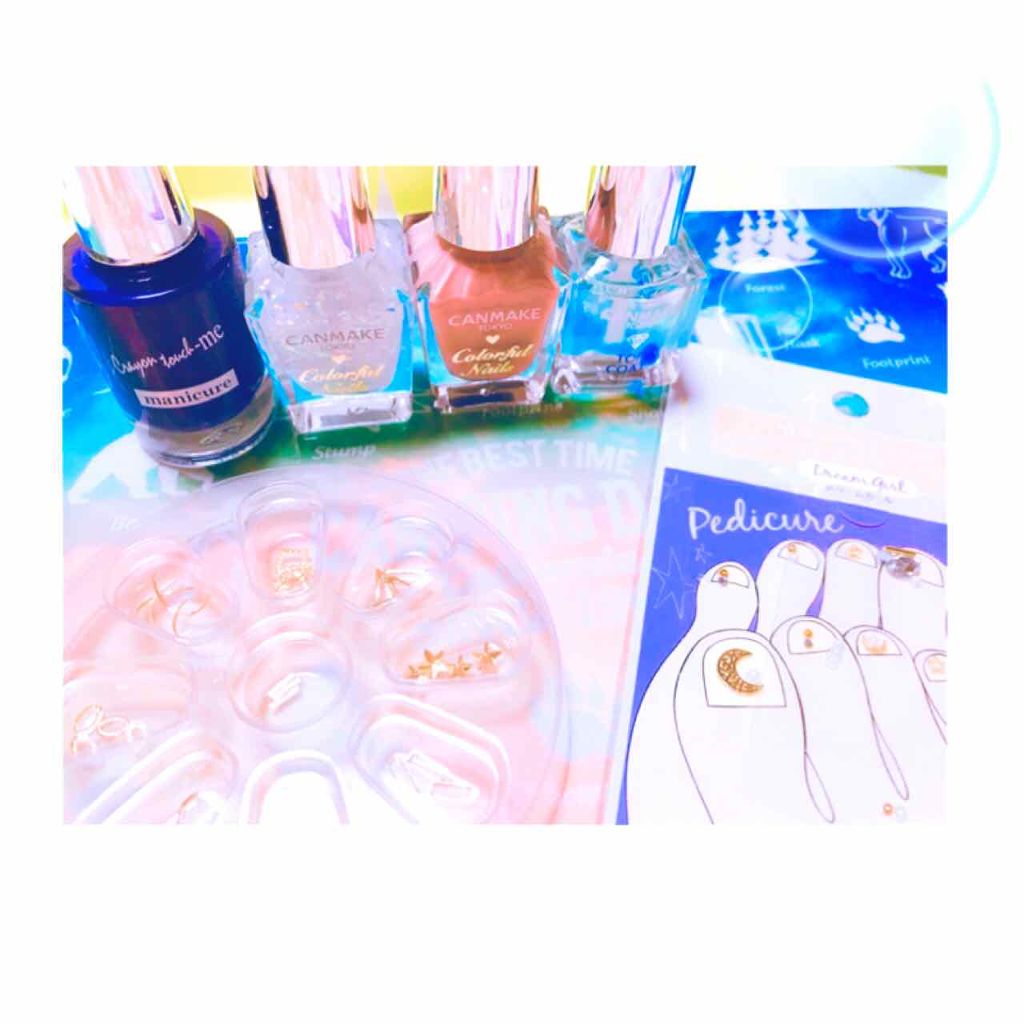 カラフルネイルズ/キャンメイク/マニキュアを使ったクチコミ（2枚目）