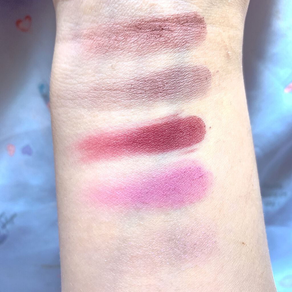 スペード5カラーアイシャドウ/FOMOMY/アイシャドウパレットを使ったクチコミ(2枚目)